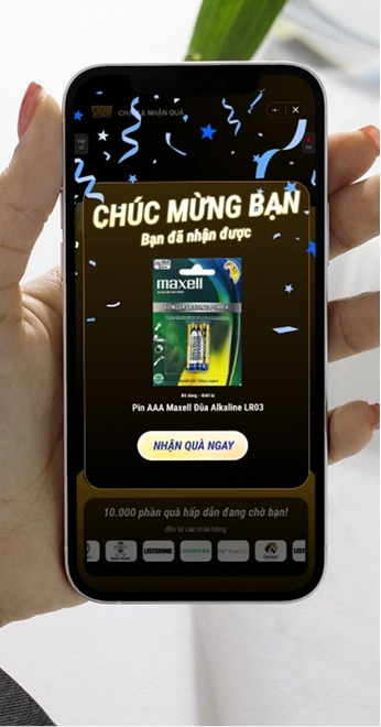 Nhận voucher/
quà tặng/mẫu thử